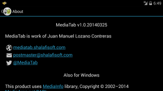 MediaTab screenshot 5