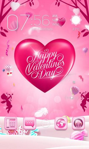 Pink Love 3d Go Launcher Theme 1 00 Download Android Apk Aptoide
