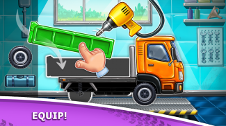 Juegos de camiones para niños - construcción casas screenshot 6