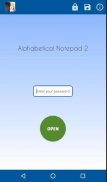 Alphabetical Notepad 2 screenshot 3