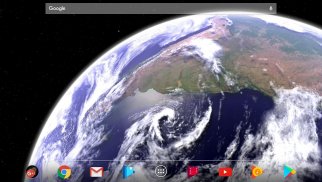 Earth & Moon in HD Gyro 3D Parallax Live Wallpaper screenshot 3
