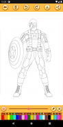 Superhero Coloring Book screenshot 2