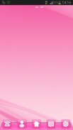 GO Launcher pink style screenshot 0