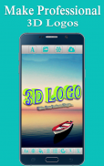 Logo 3D pembuat Redaktur Lite-3D Logo & 3D Nama screenshot 5