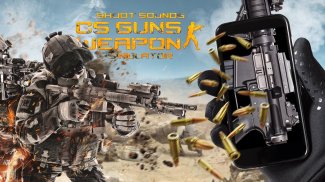 CS Guns arma atirar sons simulador screenshot 0