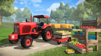 Cargo tractor trolley game screenshot 2