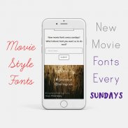 Movie Style Fonts screenshot 4