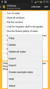 ChkNote screenshot 2