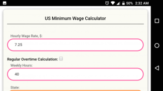 USA Tax Calculators screenshot 1