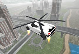 फ्लाइंग कार बचाव उड़ान सिम screenshot 0
