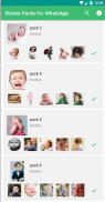 Autocollants drôles de bébés pour WhatsApp screenshot 2