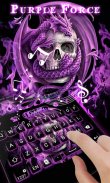 Purple Force GO Keyboard Theme screenshot 3