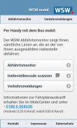 WSW Abfahrtsmonitor screenshot 1