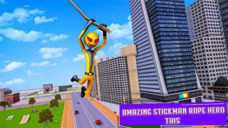 Superhero Stickman Rope Hero screenshot 4