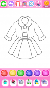 Glitter Dresses Coloring Book - Drawing pages screenshot 9