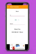 Bitcoin Calculator : Converter Bitcoin to Currency screenshot 3
