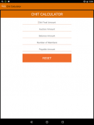 CHITS CALCULATOR screenshot 2