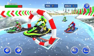 Jet Ski Racing Super Robot Shooting War Game screenshot 12