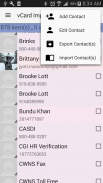 vCard ekspor Import(Lite) screenshot 6