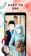 Hijab Wedding Suit Couple screenshot 0