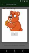 WAstickerApps Ursos de pelúcia e ursos Autocolante screenshot 5