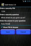 Safe Notes is a secure notepad screenshot 3