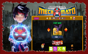 Mechamato Fighting Hero Game screenshot 3