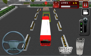 3D bas letak kereta simulator screenshot 1