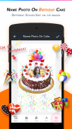 Name Photo On Birthday Cake screenshot 3