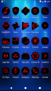 Black and Red Icon Pack Paid screenshot 3