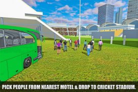 Cricket Bus Driving Simulator Passenger Coach Taxi screenshot 13