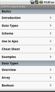 JSON Pro Quick Guide Free screenshot 0