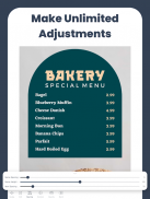 Menu Maker, Menu Templates screenshot 10