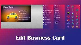 Business Card Maker screenshot 1