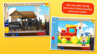 Train Puzzles for Kids screenshot 2