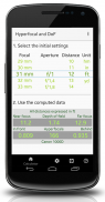 Hyperfocal and DoF (with Ads) screenshot 1