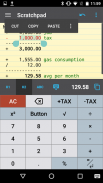 CalcTape calculadora screenshot 1
