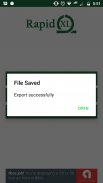 Excel Export Import Contacts Android screenshot 4