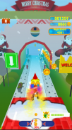 Santa feliz Run: desafio do divertimento do Natal screenshot 0