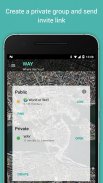 WAY - Share GPS location LIVE screenshot 0