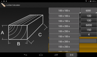 Calculator legname screenshot 6