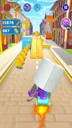 Cat Toilet Paper Running Adventure – Subway Game screenshot 9