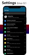 Black Emui9.1 Theme for Huawei screenshot 4