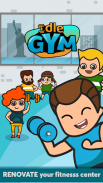 idle Gym - manage family fitness center simulation screenshot 3