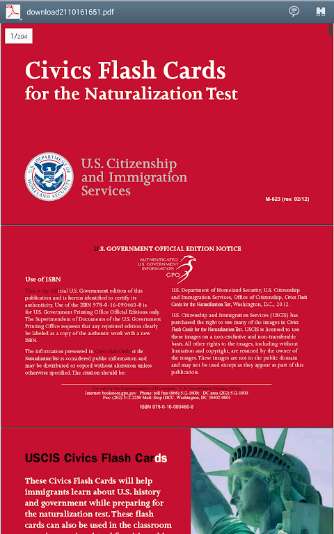 Civics Flash Cards For The Naturalization Test 2020