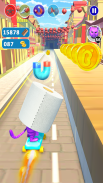 Cat Toilet Paper Running Adventure – Subway Game screenshot 11