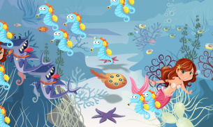 Русалки и рыбы для детей screenshot 2