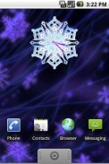 Christmas Snow Clock screenshot 0