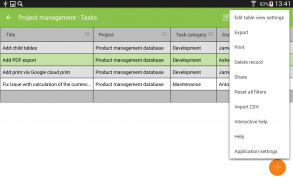 MobiDB Project Management screenshot 9