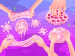 Pink Floam Makeup Slime screenshot 3